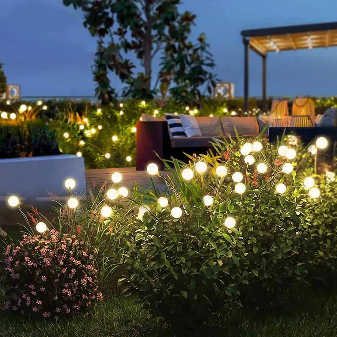Bouquet Lumineux™ Lampe décorative de jardin à énergie solaire 6 LED
